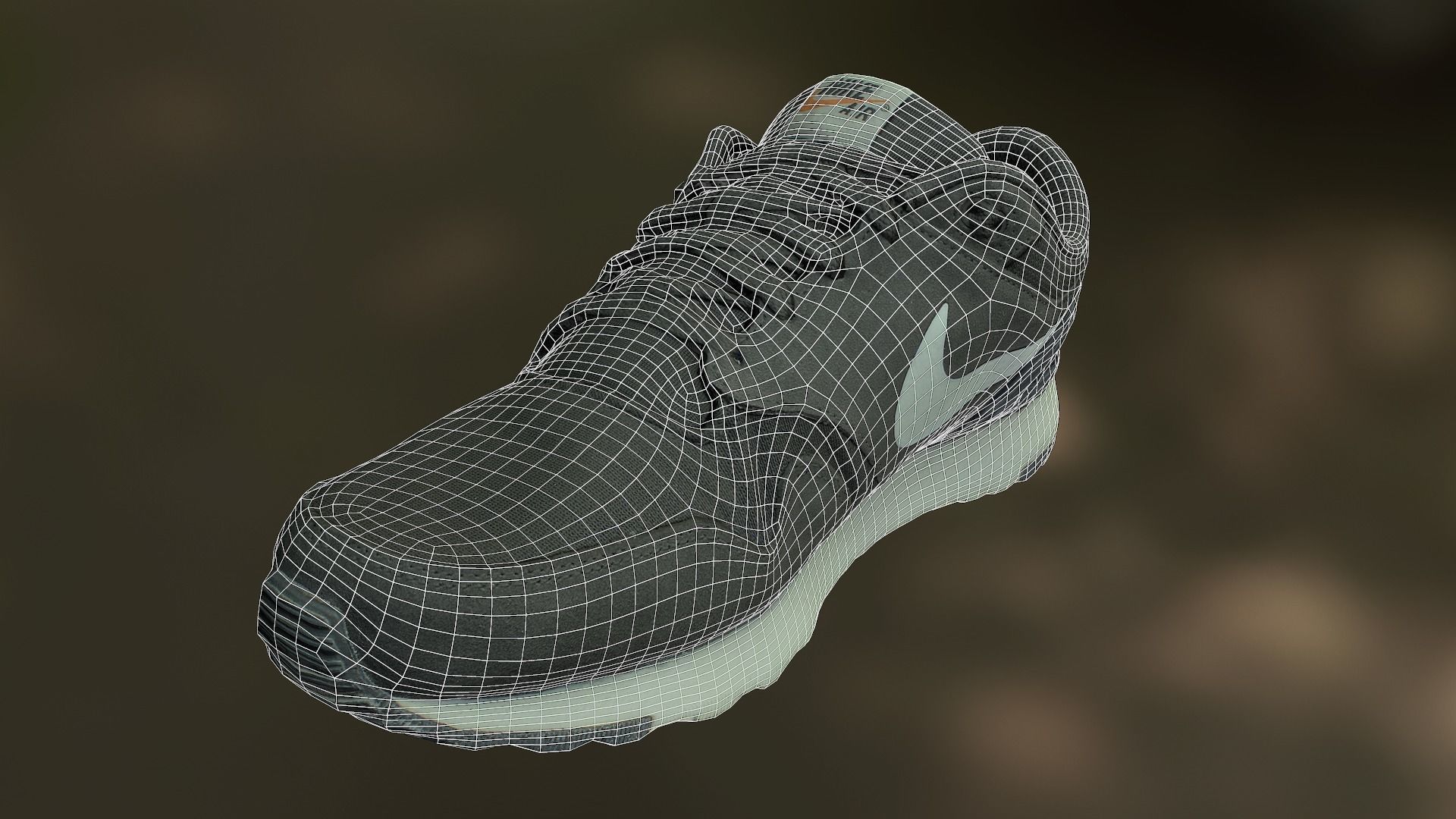 Nike shoe low poly 3D model Low-poly 3D model_6