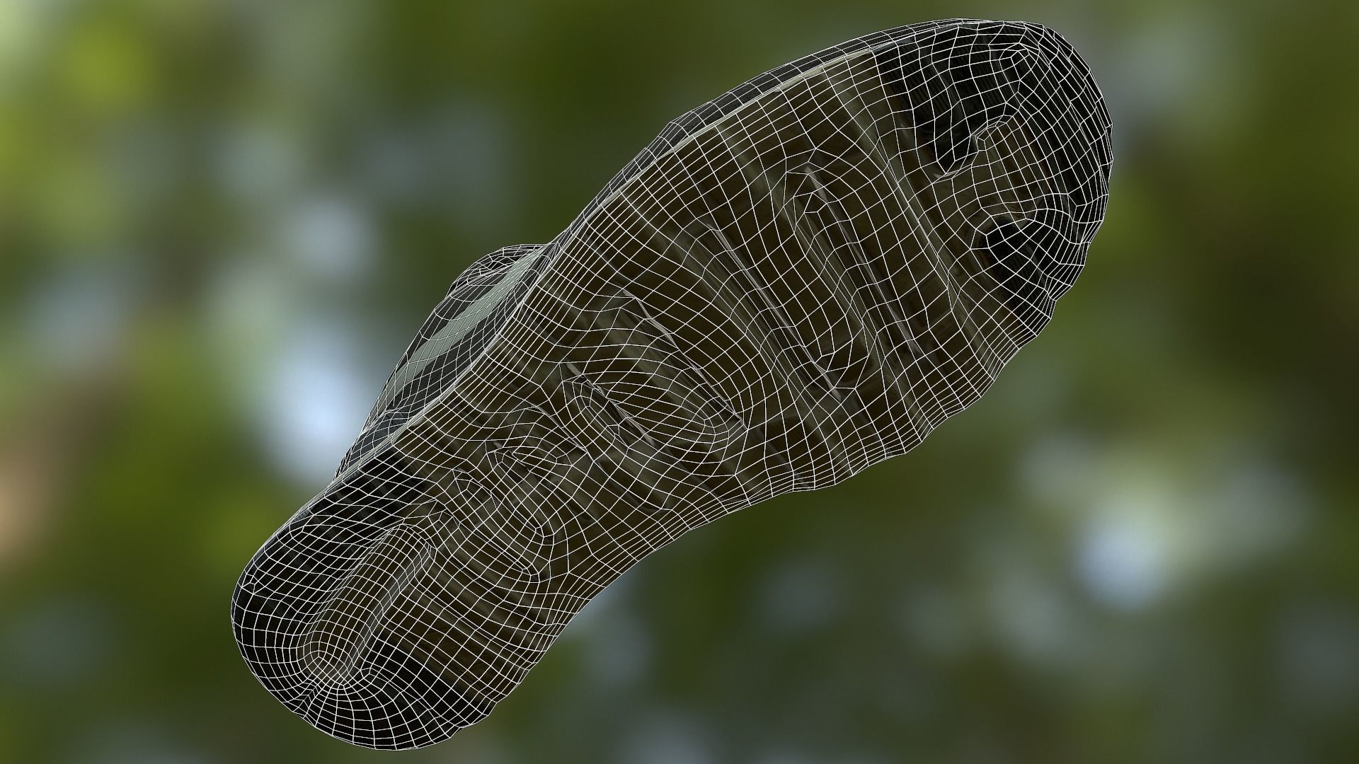 Nike shoe low poly 3D model Low-poly 3D model_12