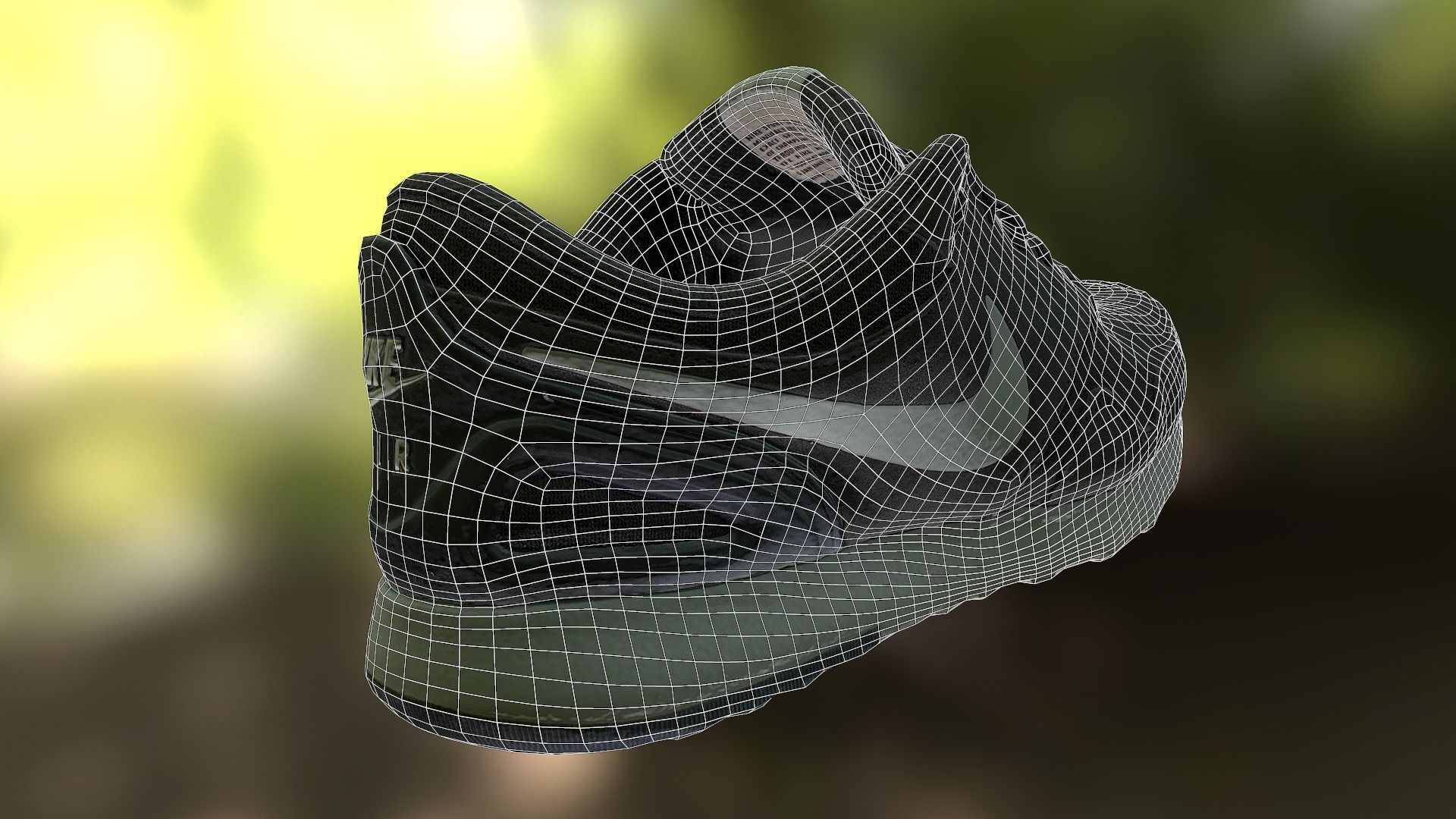 Nike shoe low poly 3D model Low-poly 3D model_8