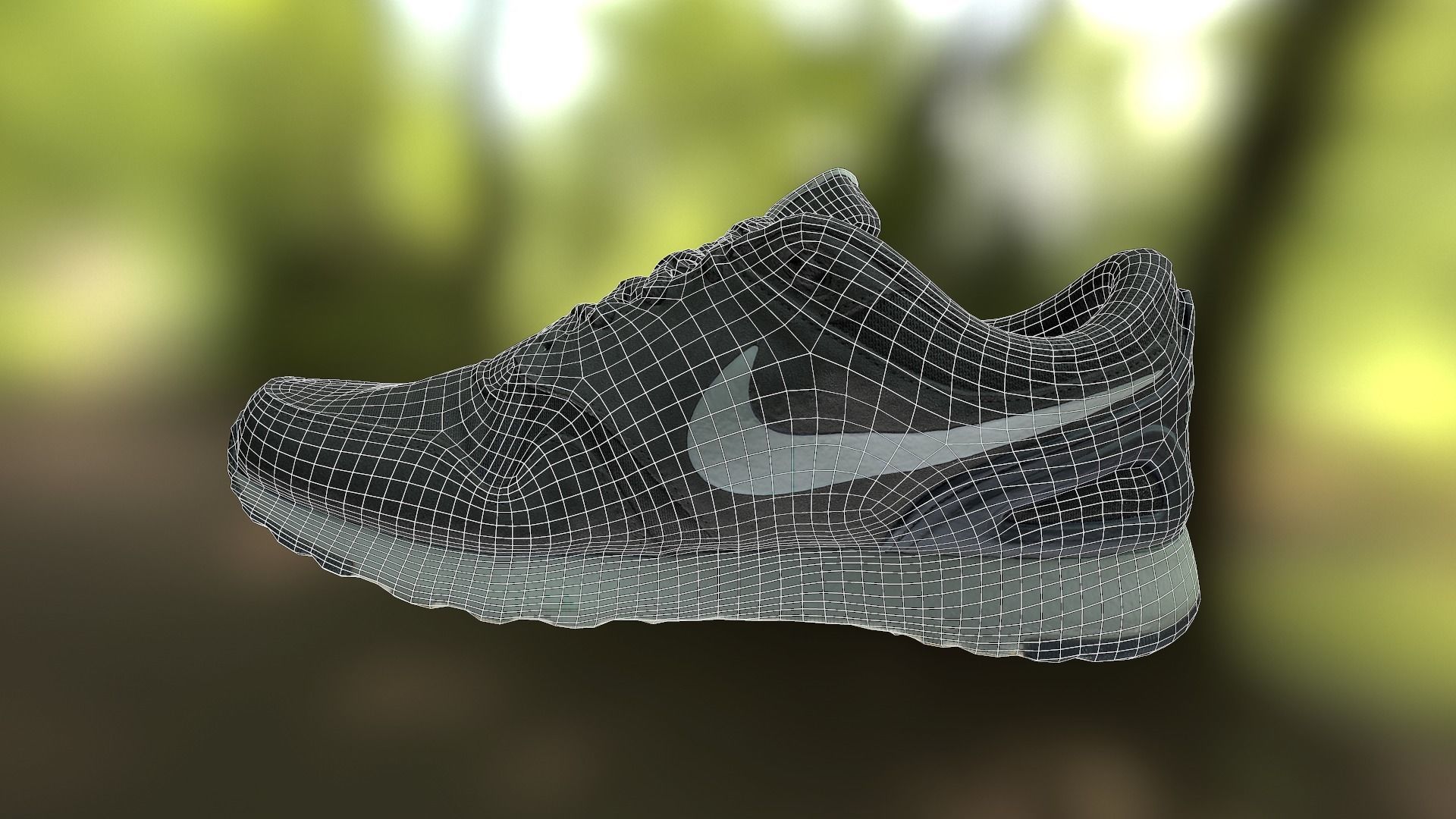 Nike shoe low poly 3D model Low-poly 3D model_11