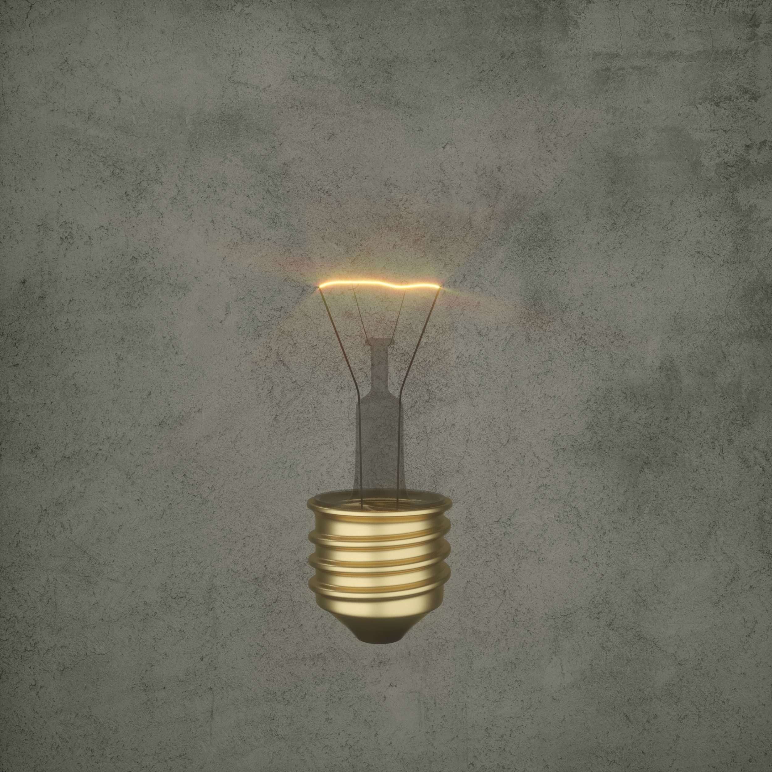 3d Lamp light bulb 3D model_2