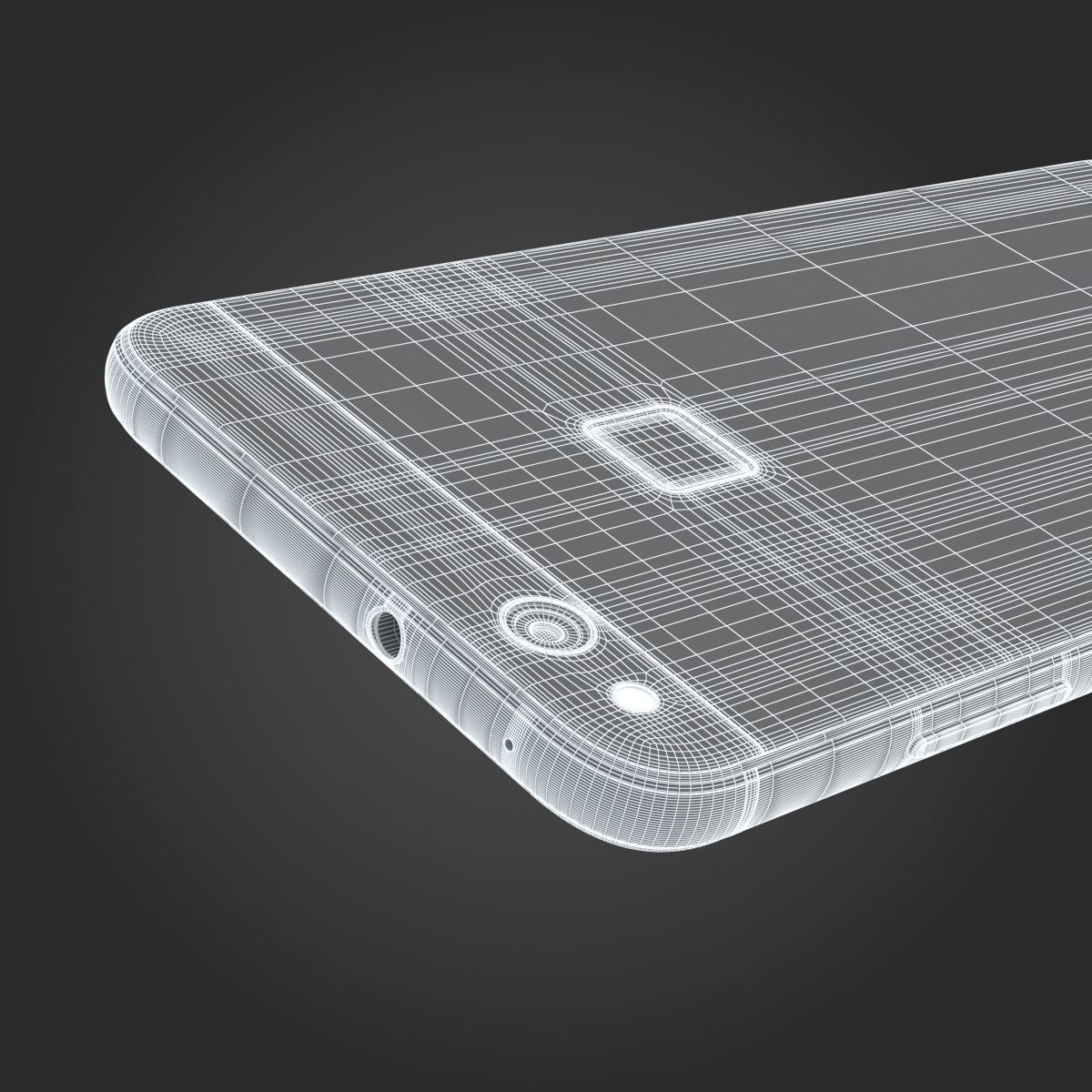 Huawei P10 Lite Graphite Black 3D model_17