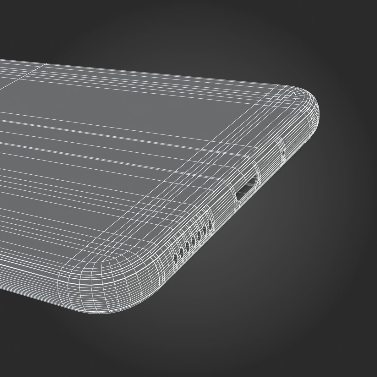 Huawei P10 Lite Graphite Black 3D model_15