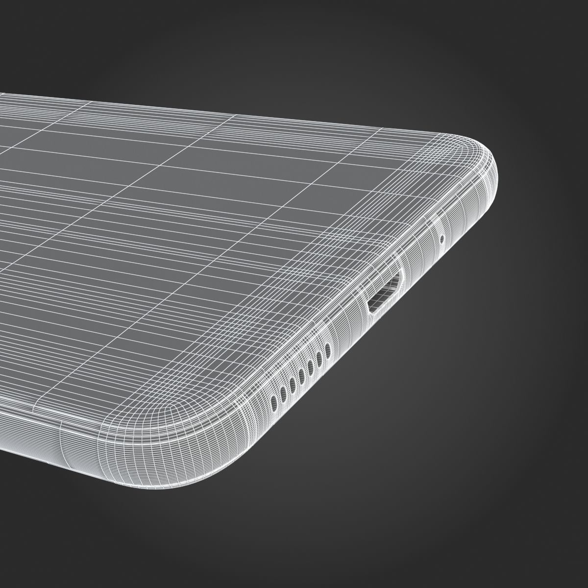 Huawei P10 Lite Graphite Black 3D model_16