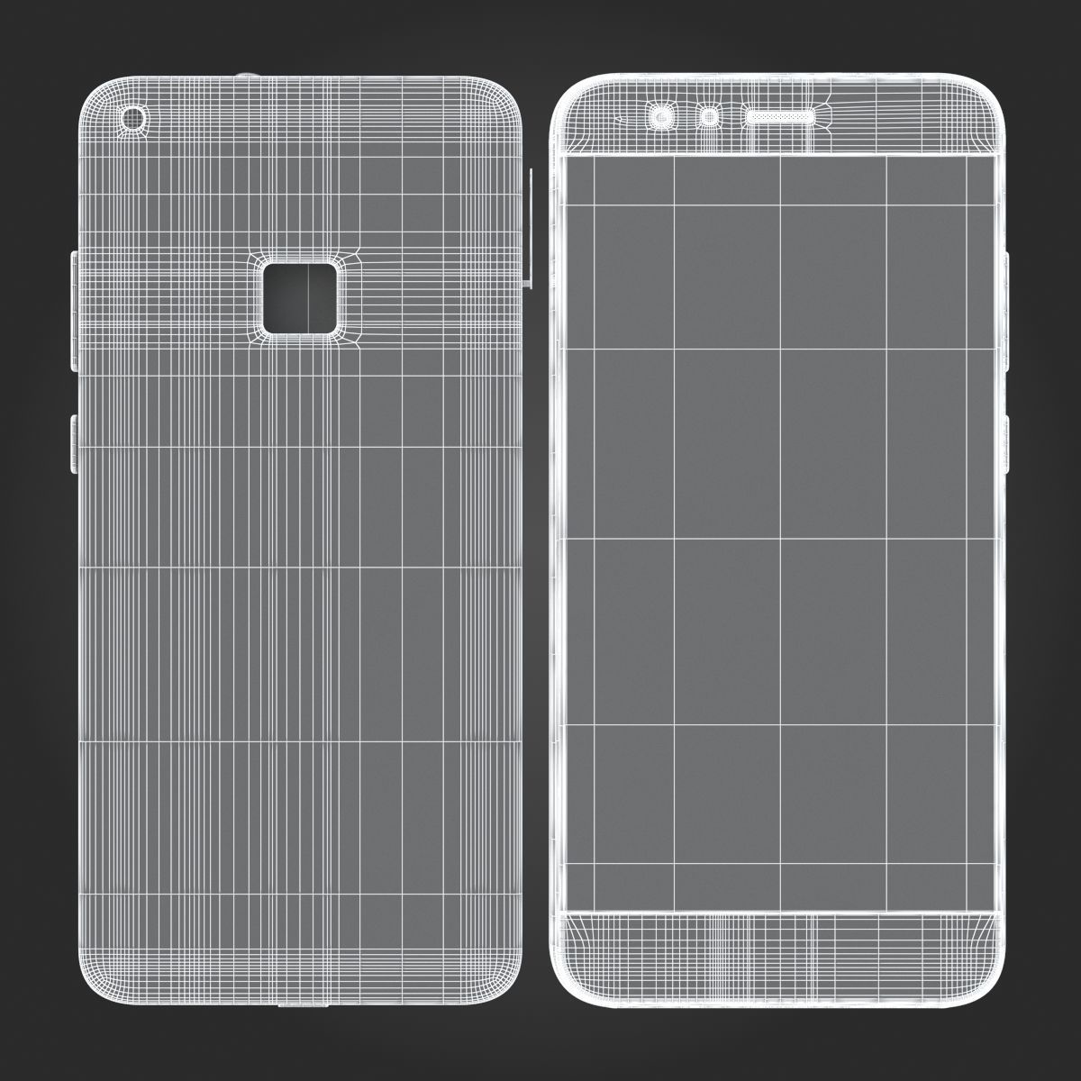 Huawei P10 Lite Graphite Black 3D model_12