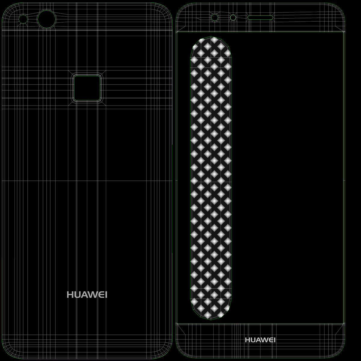 Huawei P10 Lite Graphite Black 3D model_21