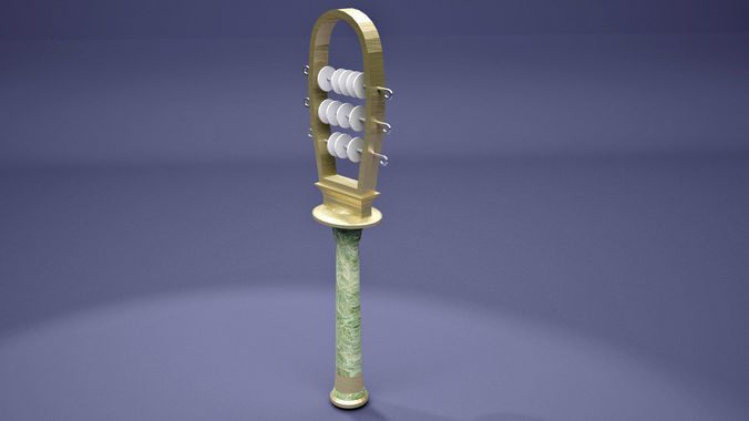 Ancient Egyptian sistrum  3D model