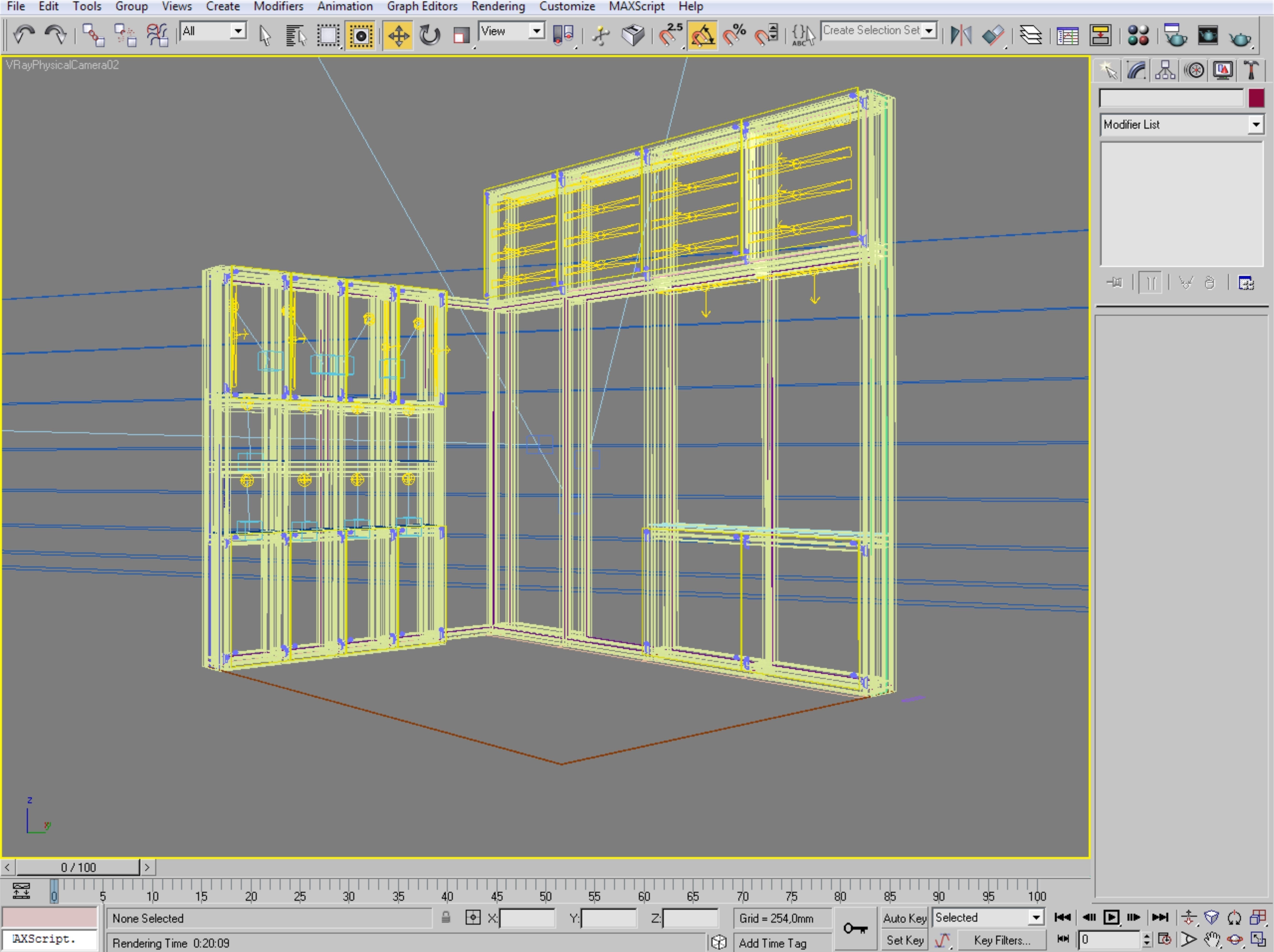 Exhibition stand octanorm maxima 4x3 m 3D model_4