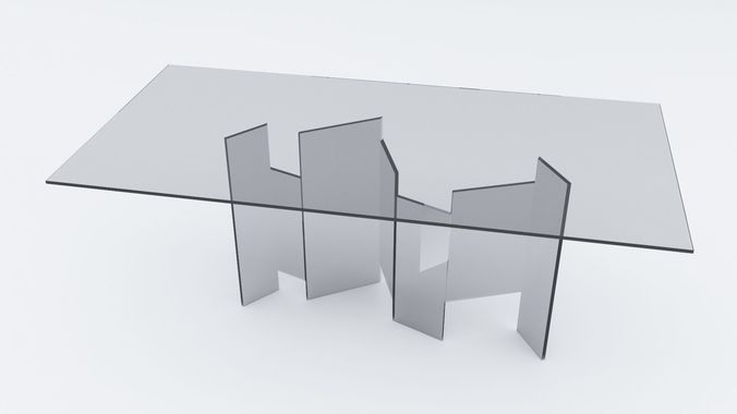 Design Fume Glass Table Free 3D model