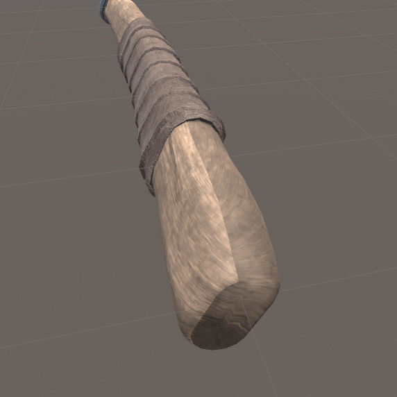 Viking battle-axe Free low-poly 3D model_4