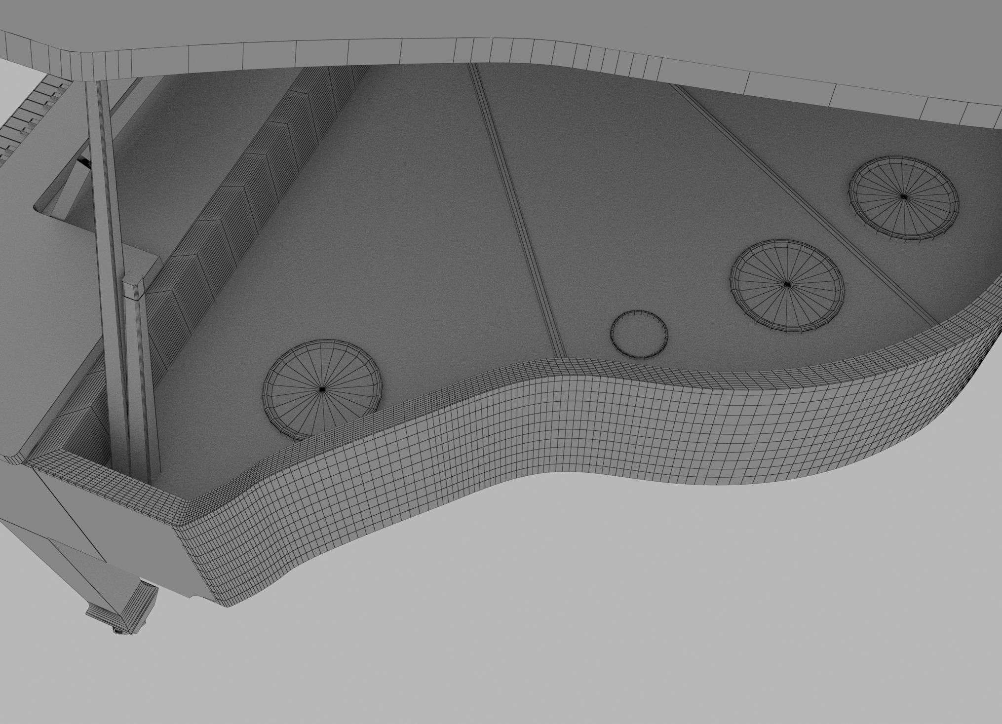 Roland Grand Piano 3D model_16