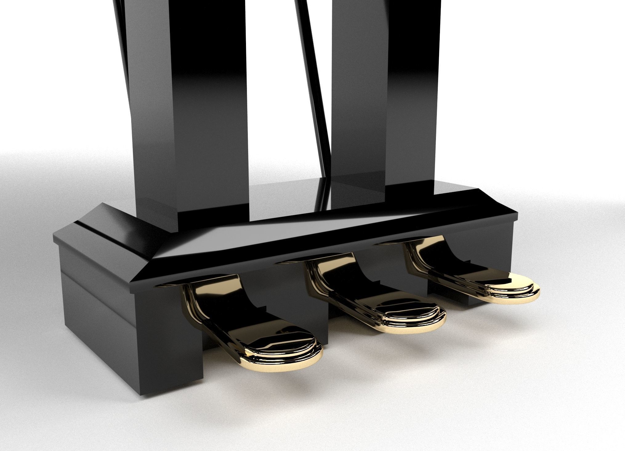 Roland Grand Piano 3D model_7