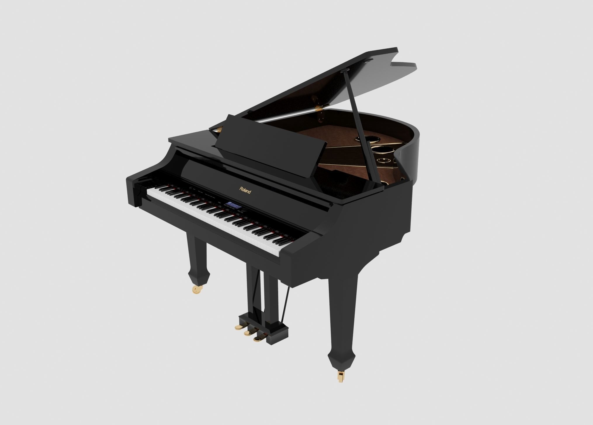 Roland Grand Piano 3D model_20