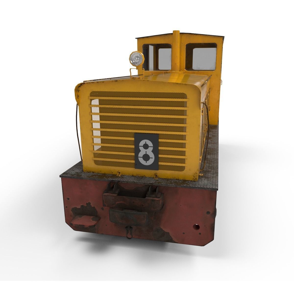 Lori Sugar Mill Low-poly 3D model_2