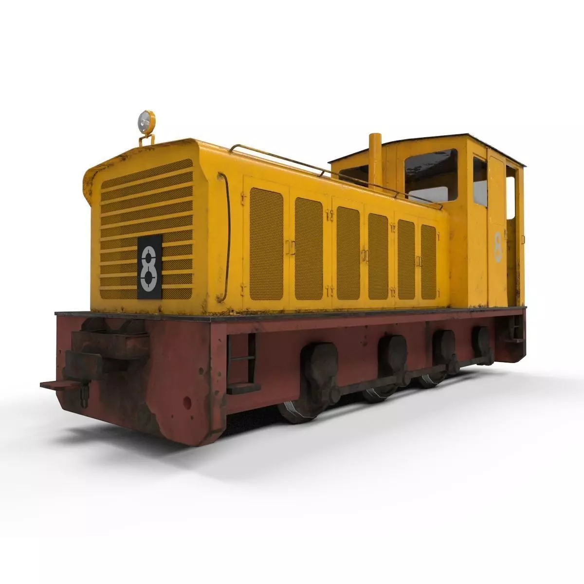 Lori Sugar Mill Low-poly 3D model_0