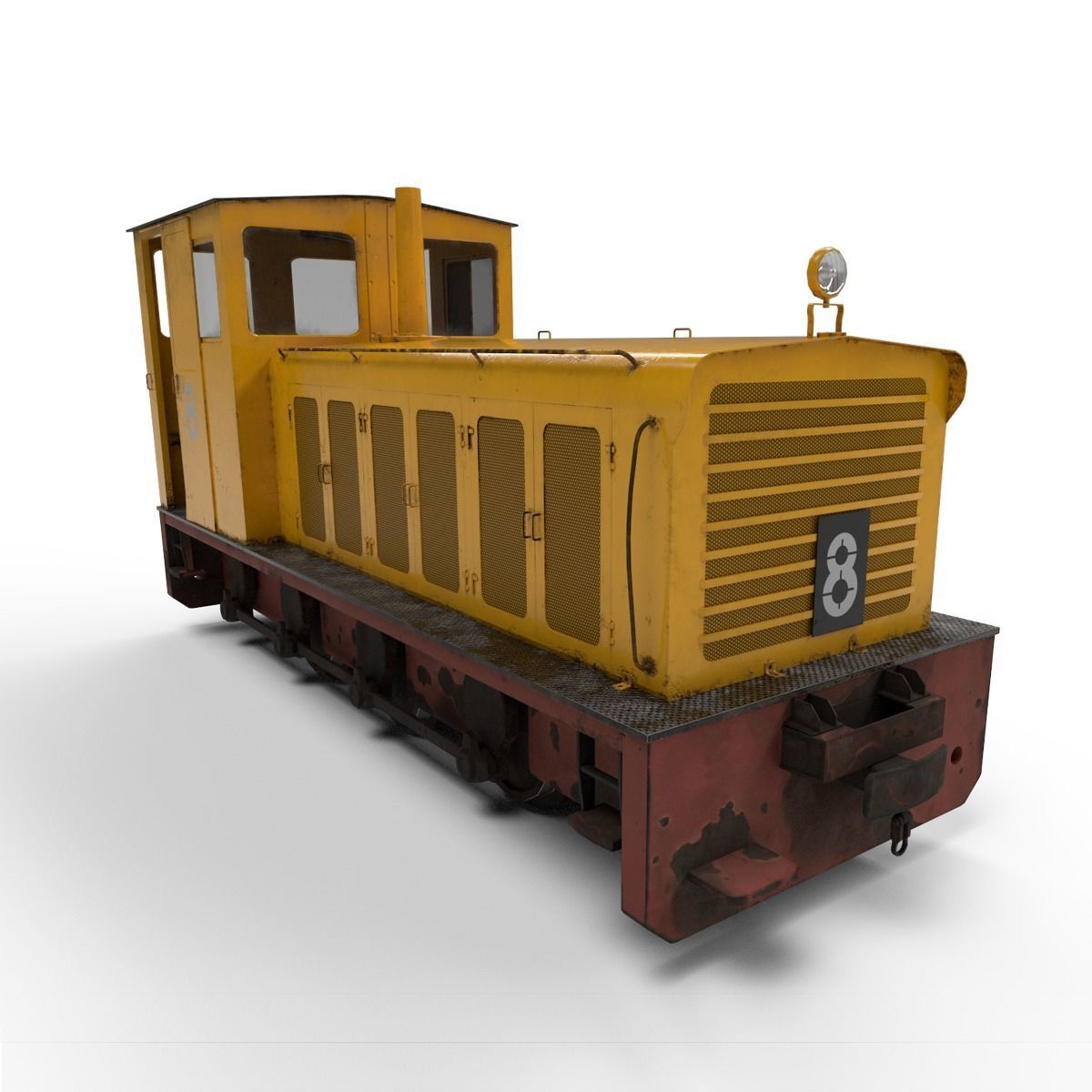 Lori Sugar Mill Low-poly 3D model_3