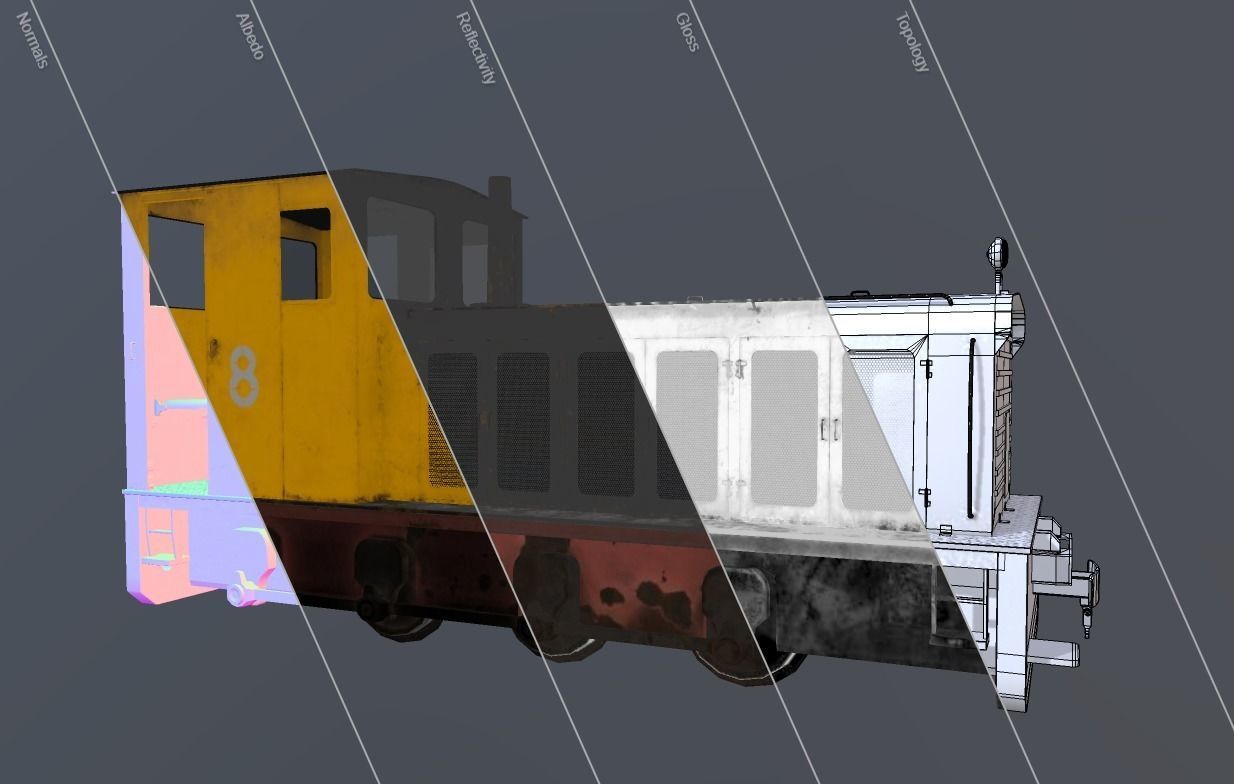 Lori Sugar Mill Low-poly 3D model_5