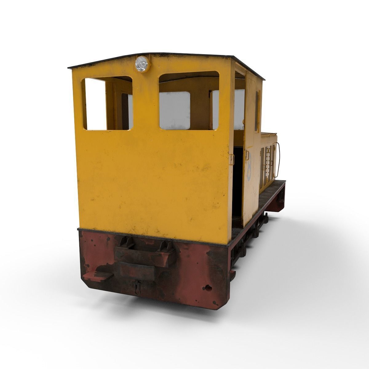 Lori Sugar Mill Low-poly 3D model_4