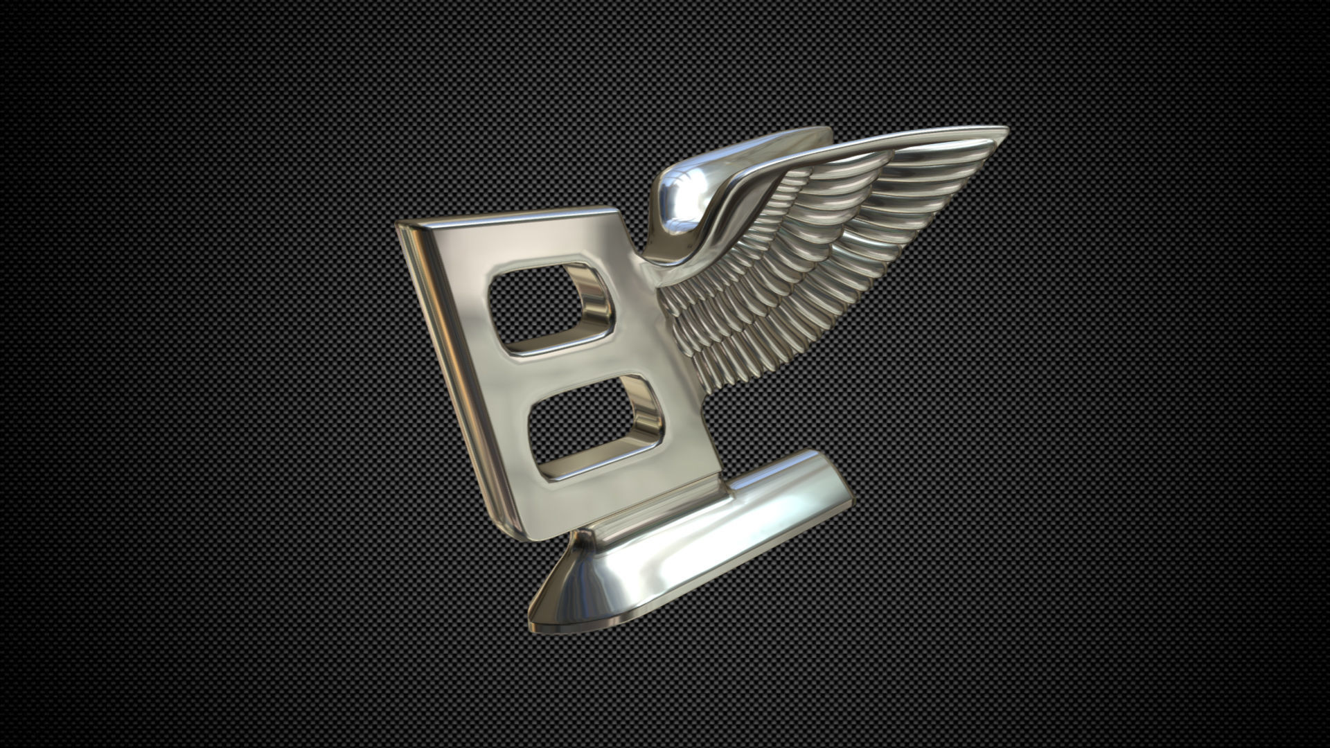bentley hood ornament 3D model CGTrader