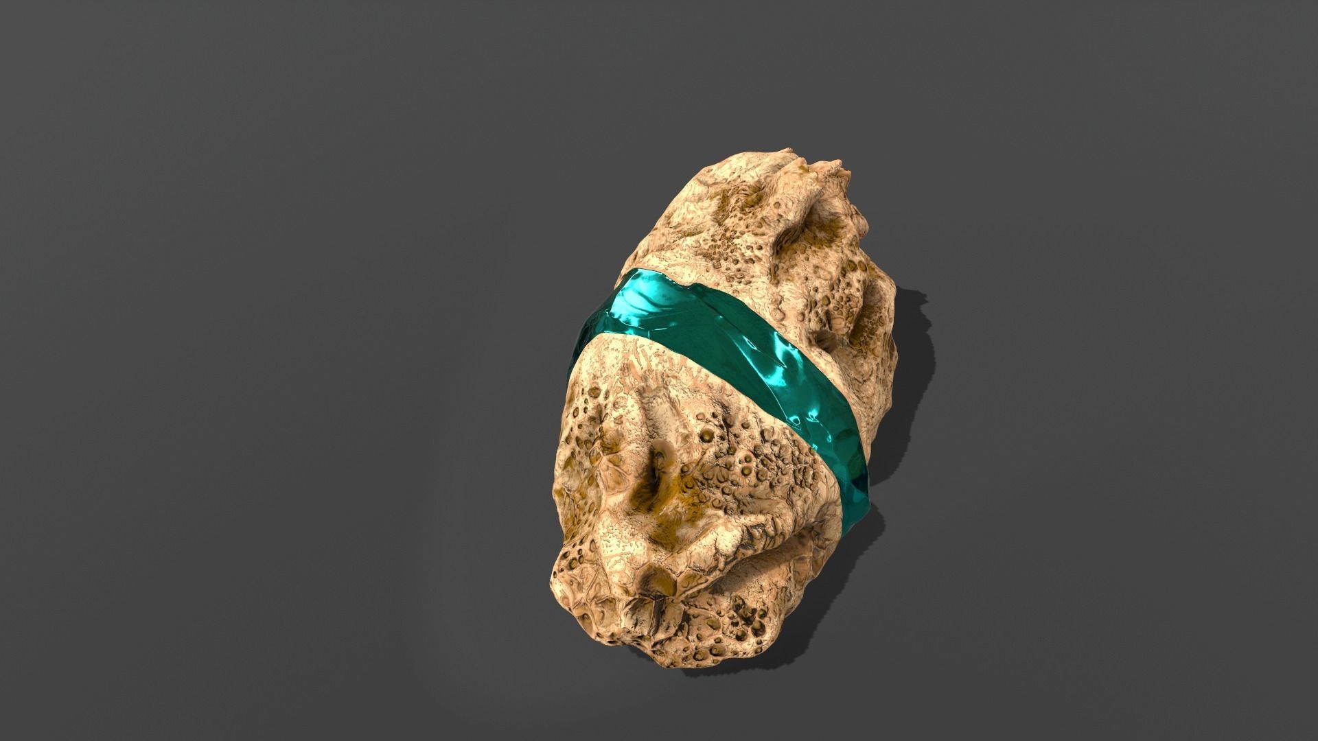 Decoration Stone Emerald 3D model_6