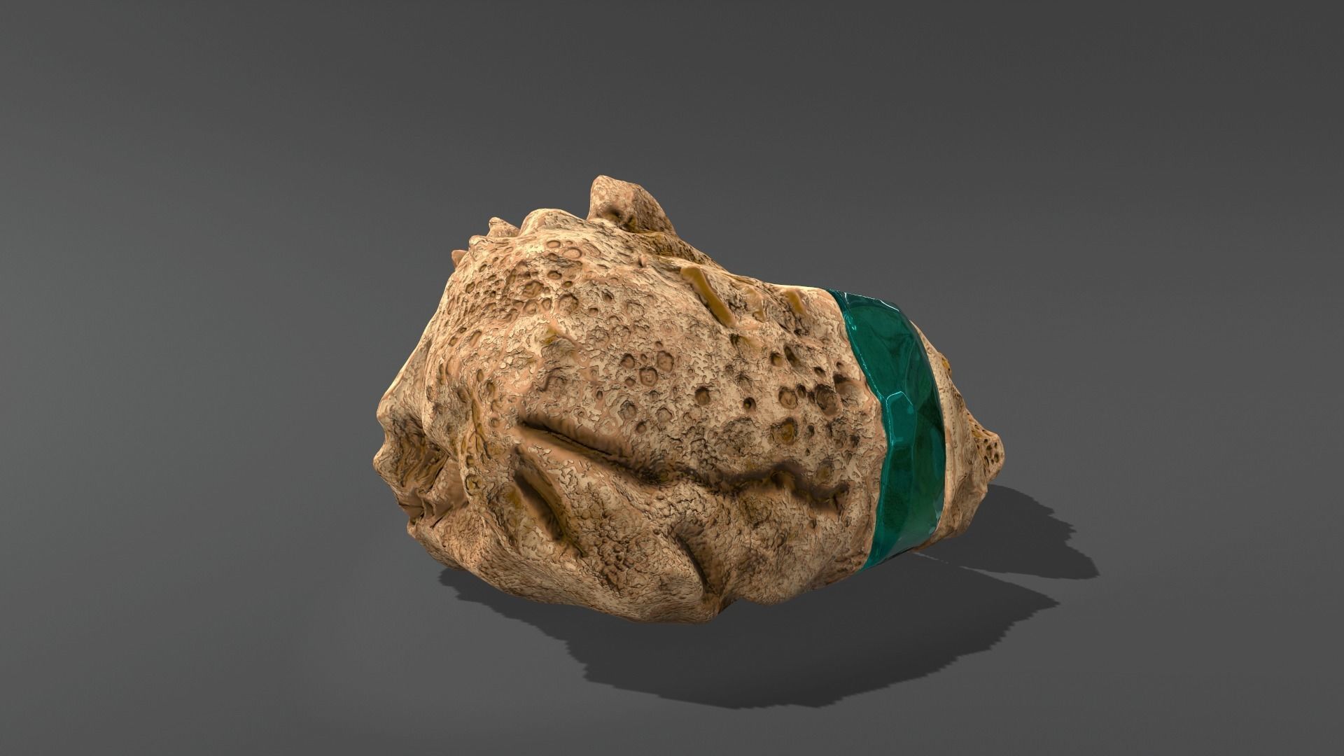 Decoration Stone Emerald 3D model_10