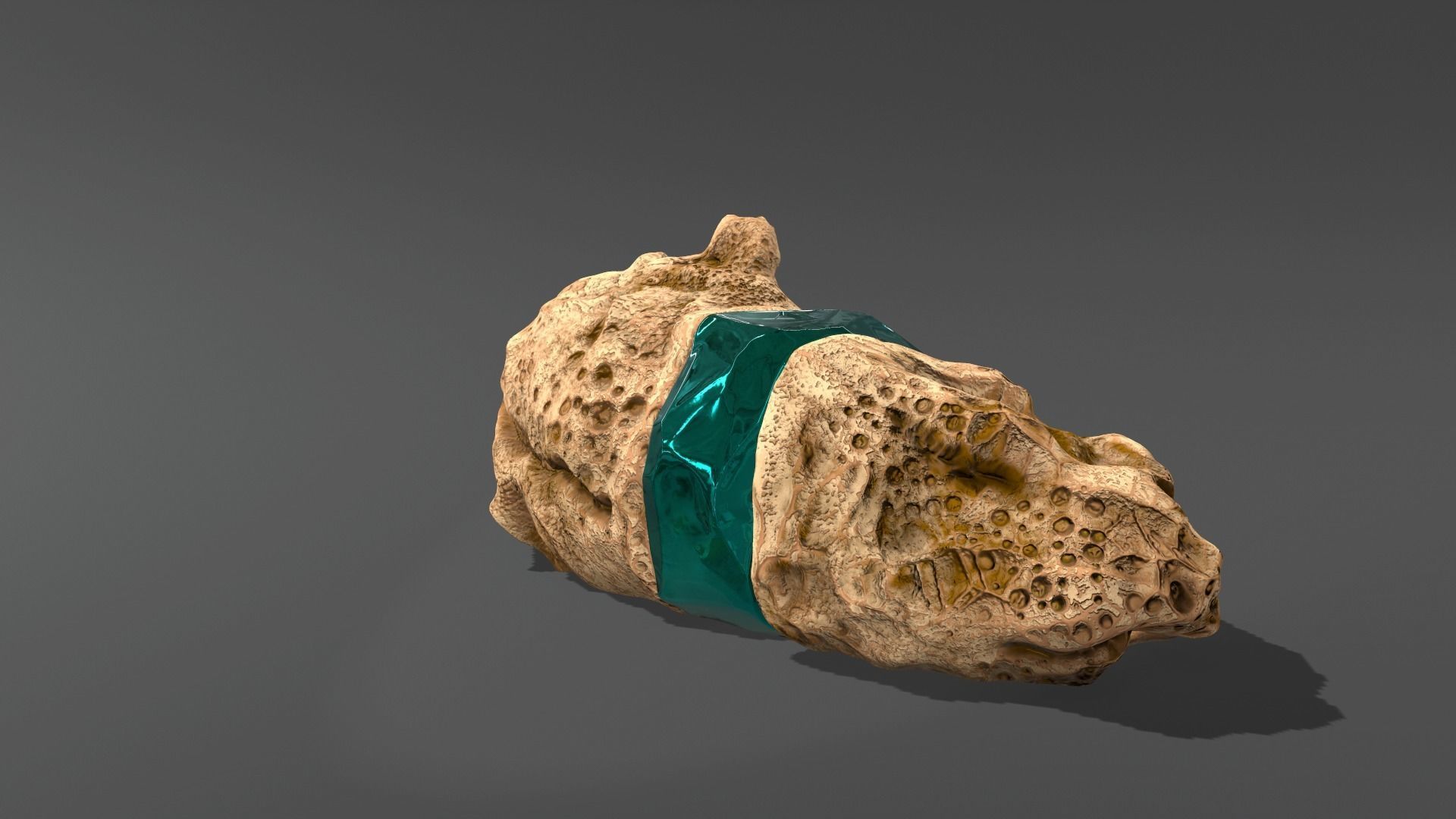 Decoration Stone Emerald 3D model_13
