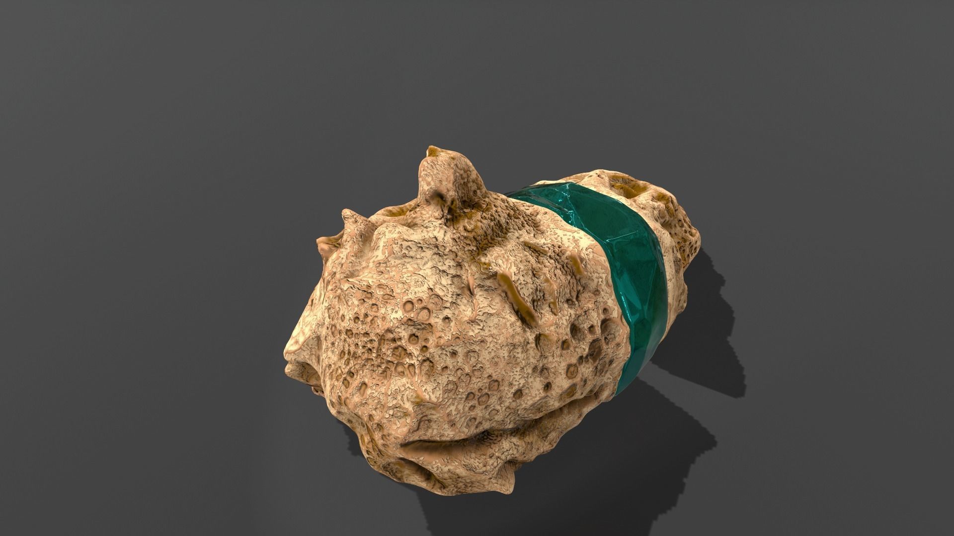 Decoration Stone Emerald 3D model_14