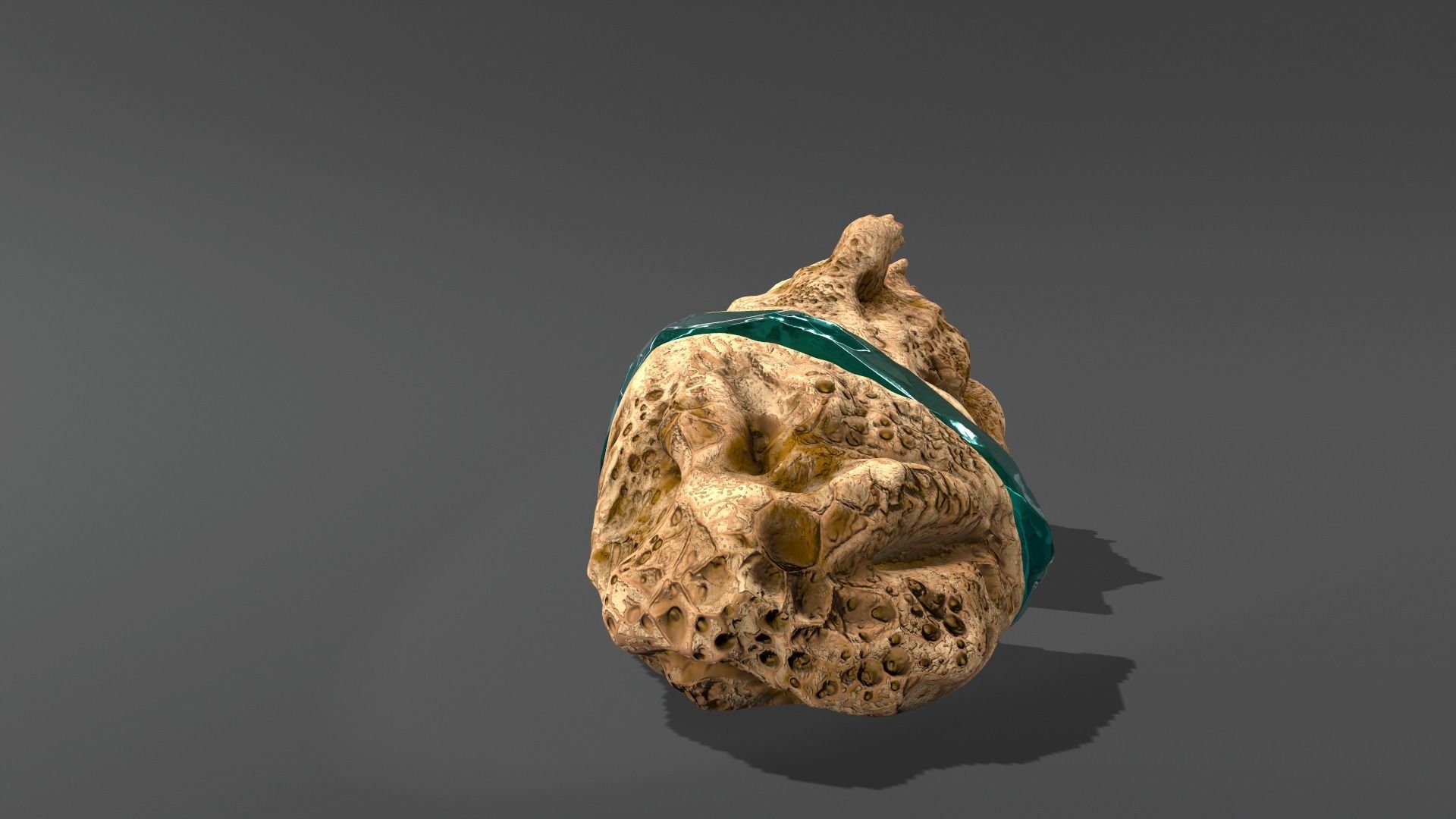 Decoration Stone Emerald 3D model_12