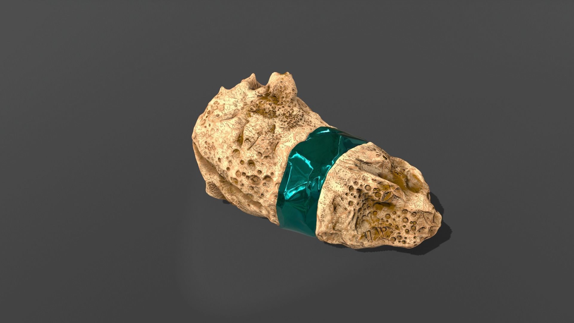 Decoration Stone Emerald 3D model_5