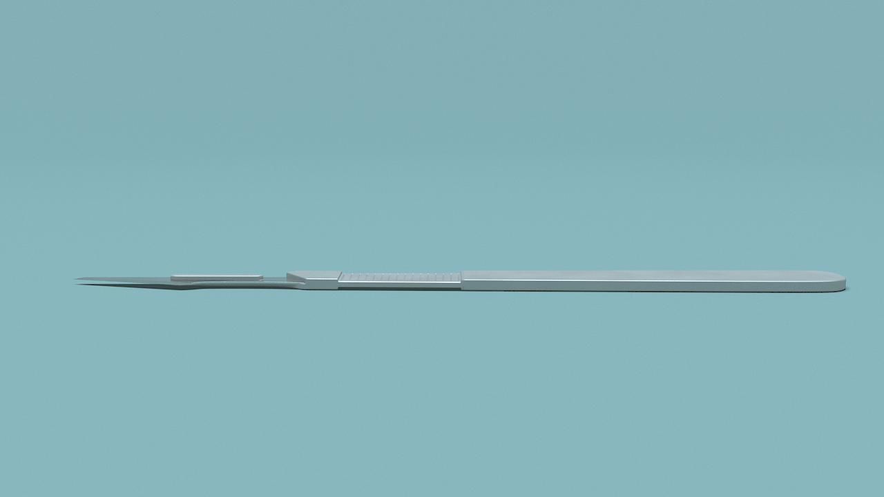Surgical Knife 3D model_11