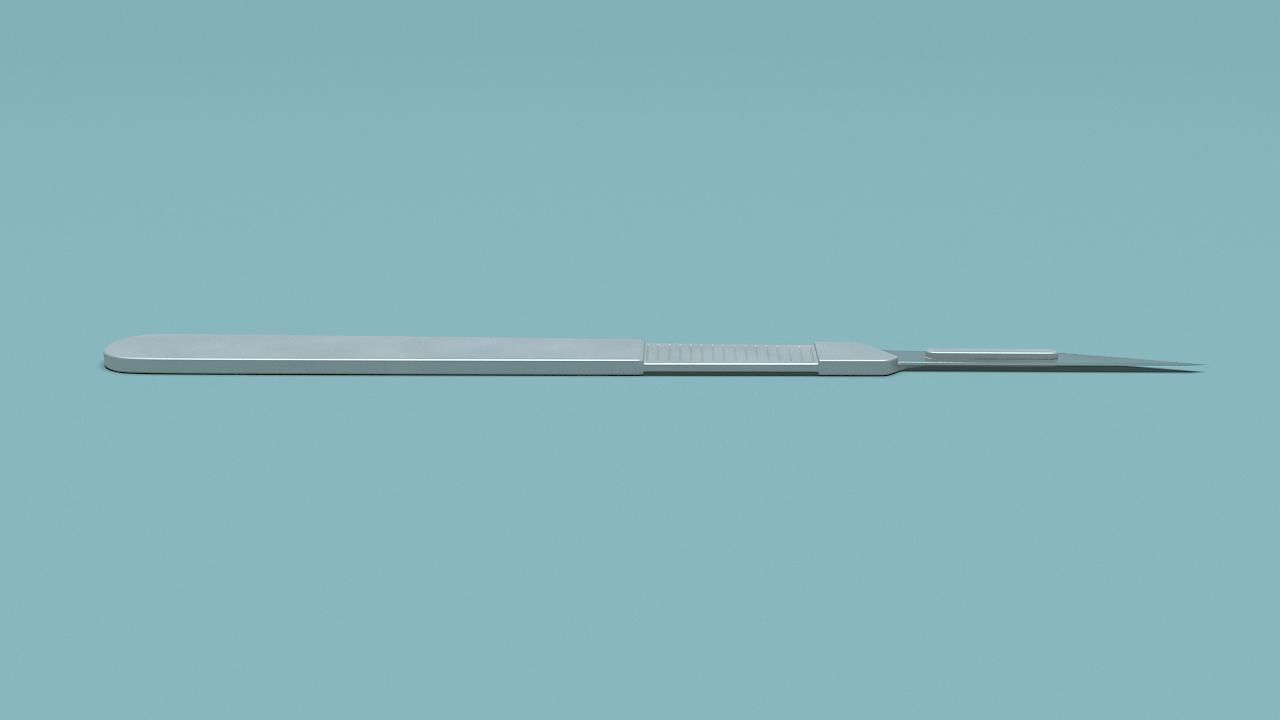 Surgical Knife 3D model_6