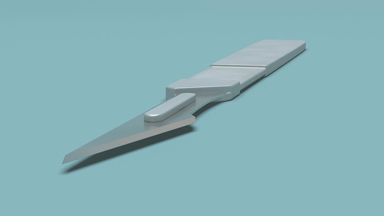 Surgical Knife 3D model_3
