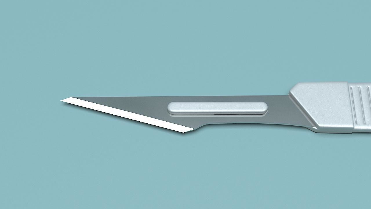 Surgical Knife 3D model_1
