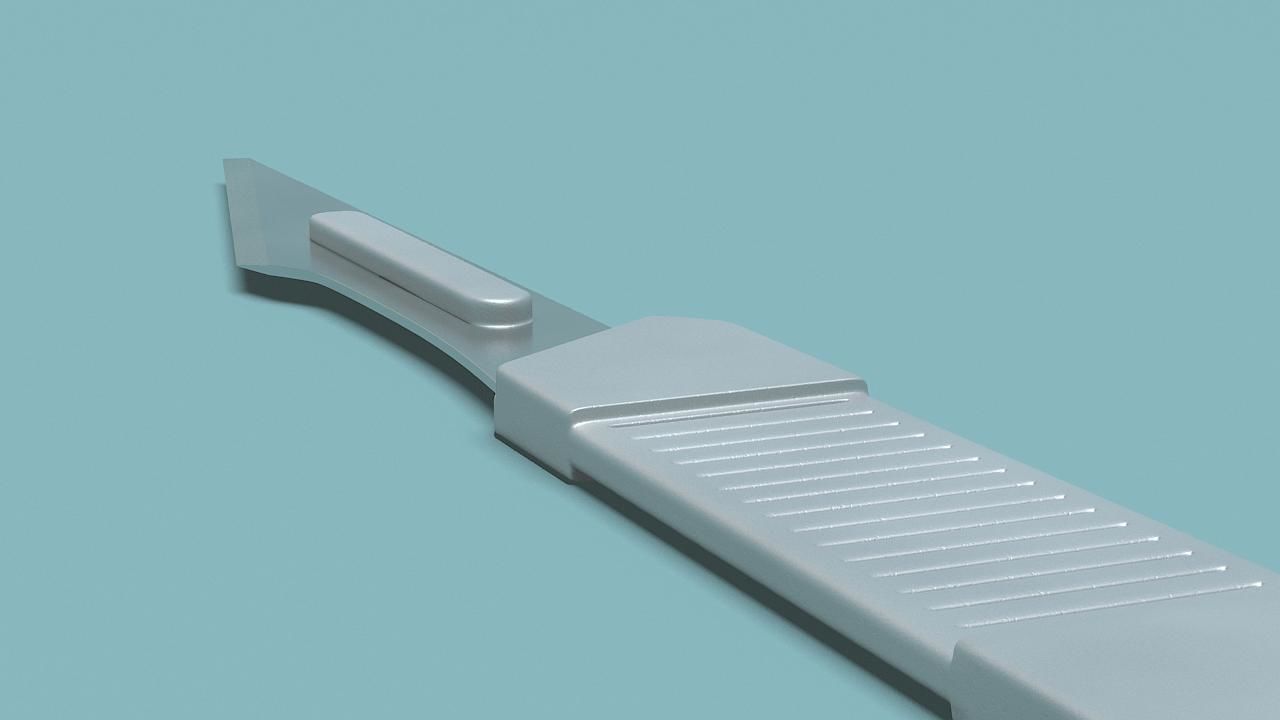 Surgical Knife 3D model_9