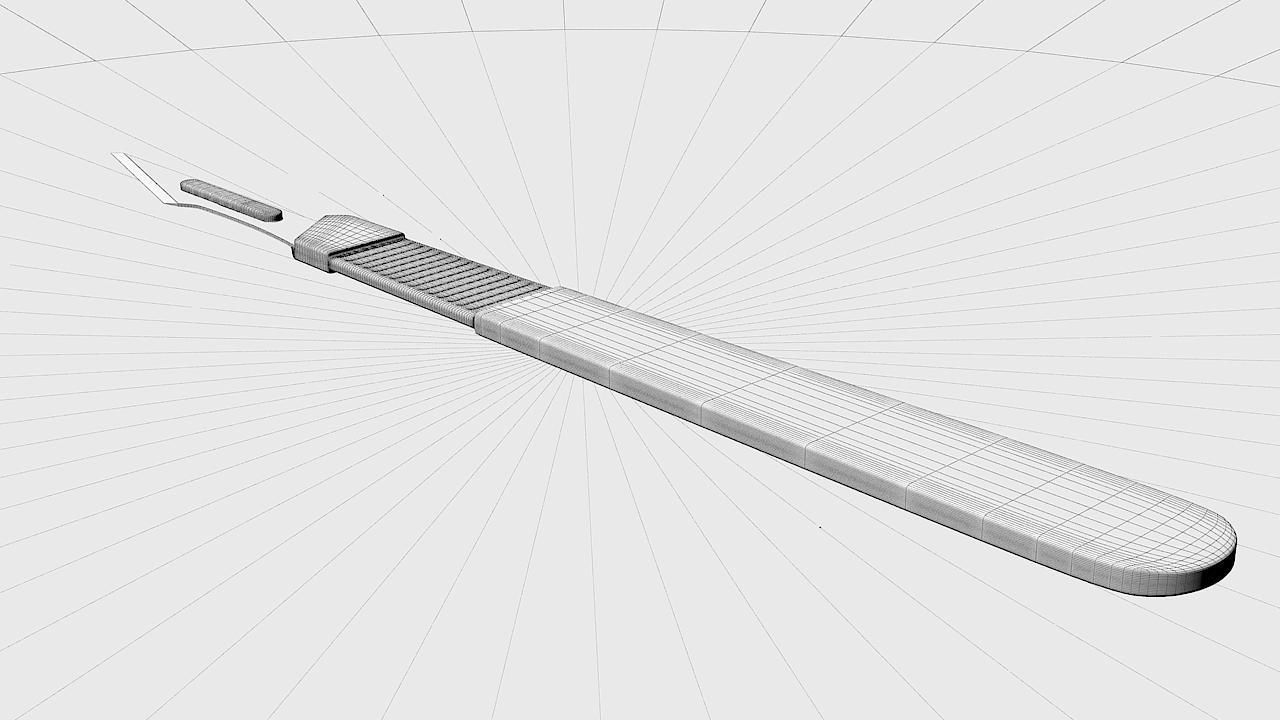 Surgical Knife 3D model_14