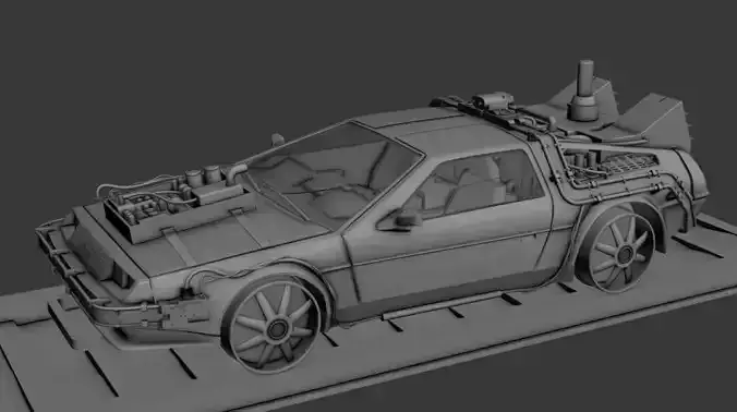 Delorean Back To The Future Part 3 Railroad
