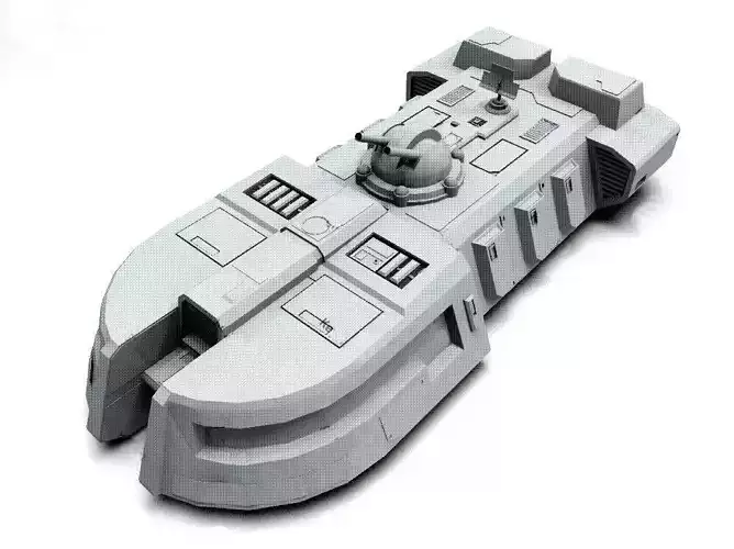 Star Wars - ITT Imperial Troop Transport  Low-poly 3D model