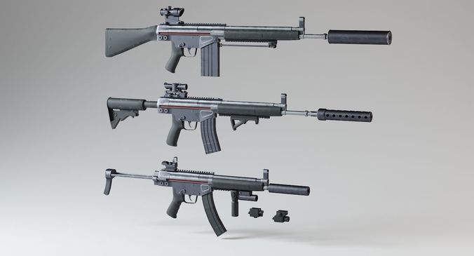 HK Rifles Kit 3D model