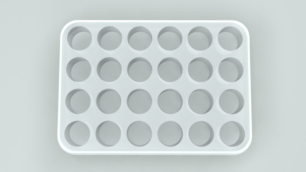 24 Wells Plate 3D model_3