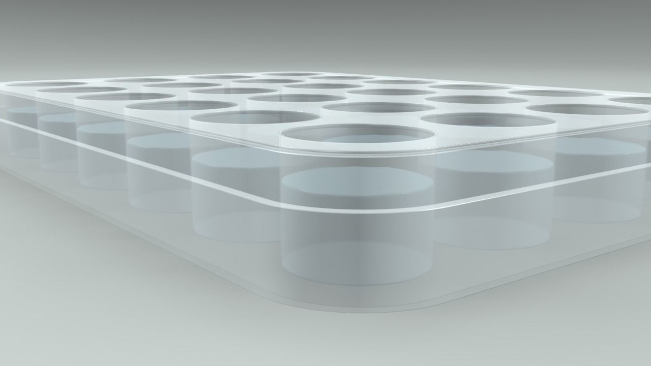 24 Wells Plate 3D model_8
