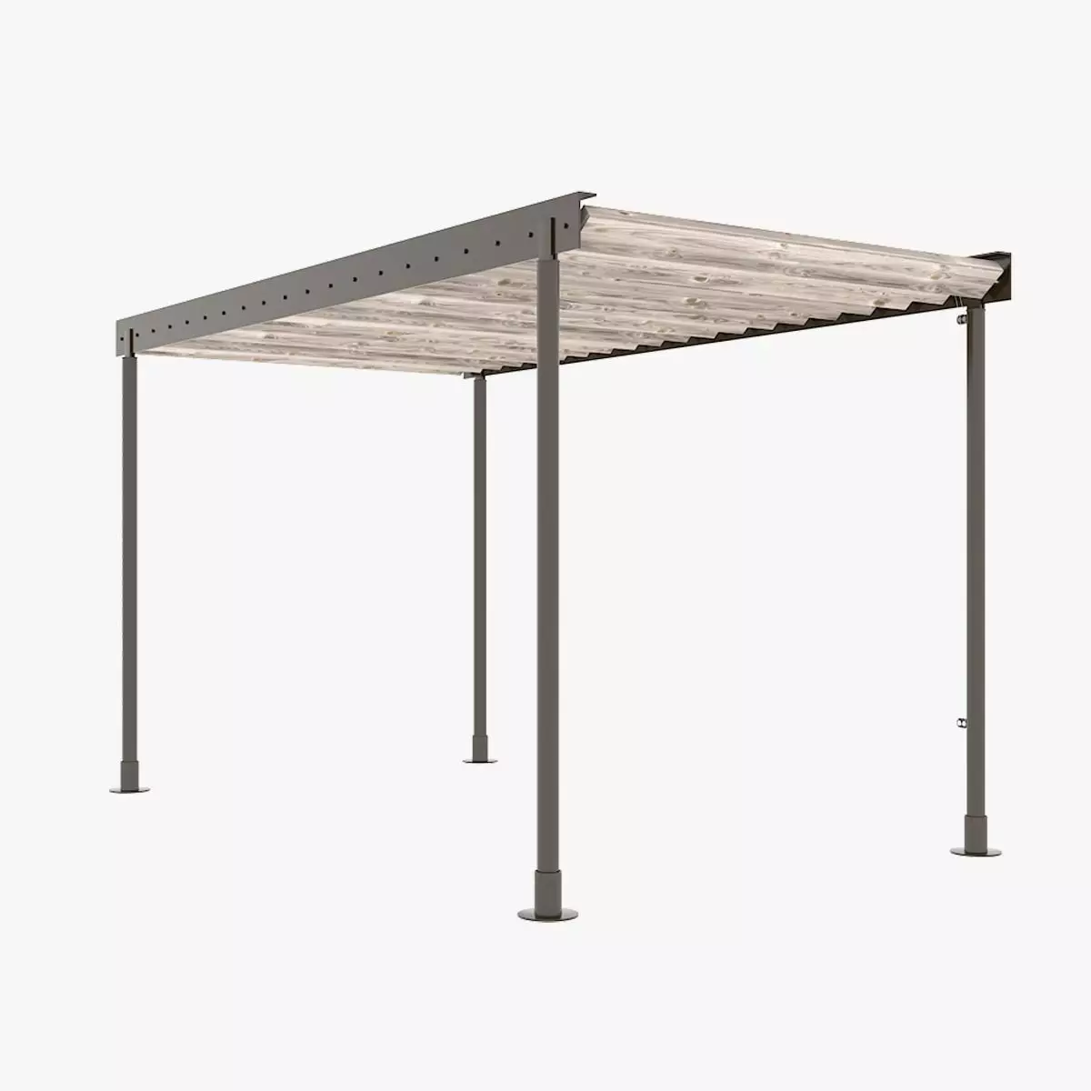 Patio pergola 3D model_0