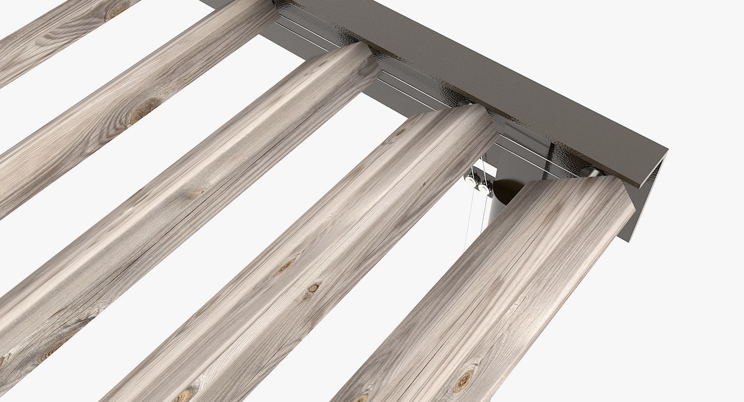 Patio pergola 3D model_5