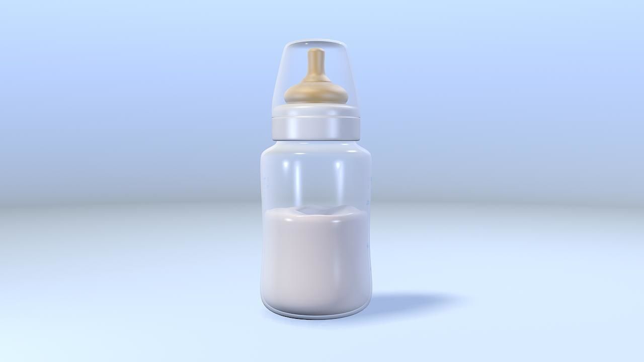 Baby Bottle 3D model_2
