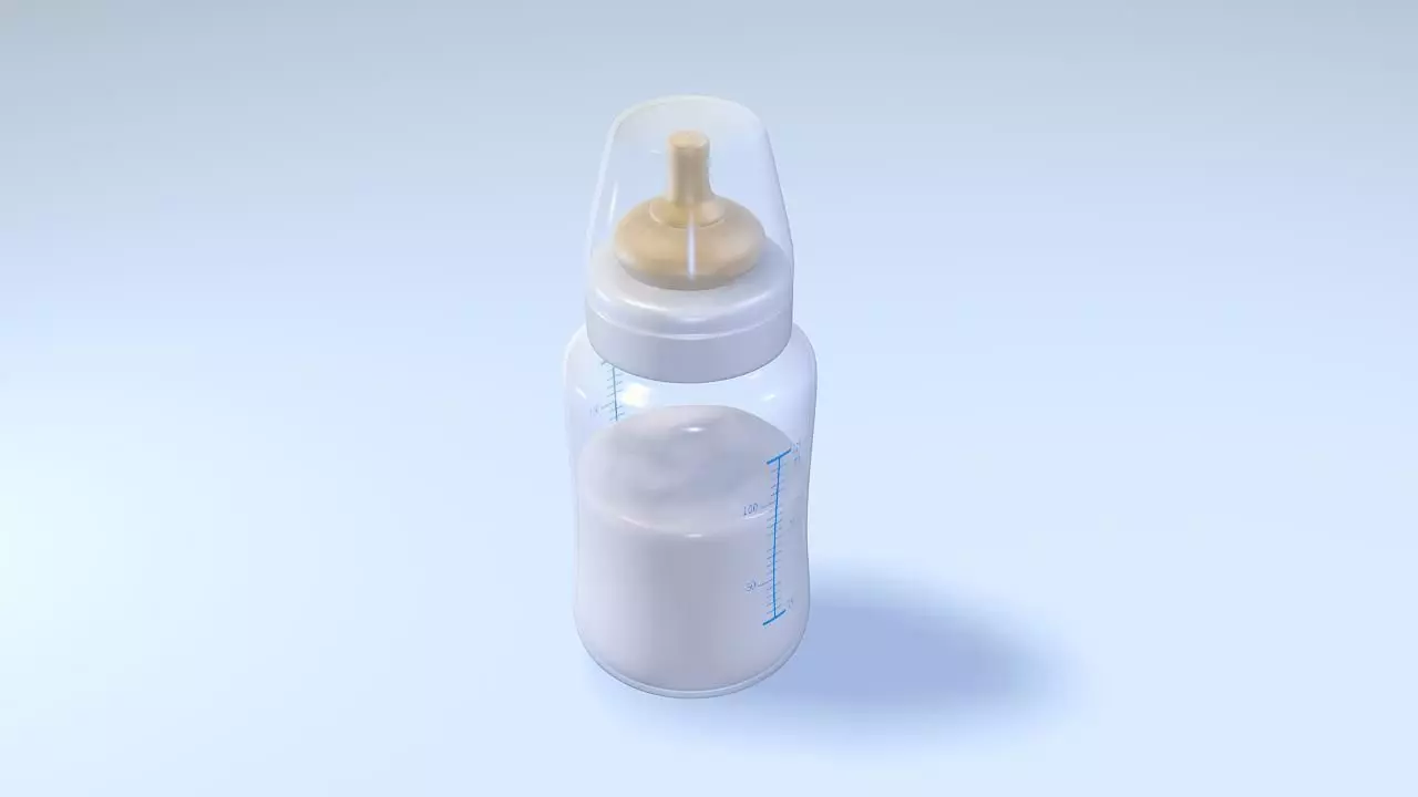 Baby Bottle 3D model_0