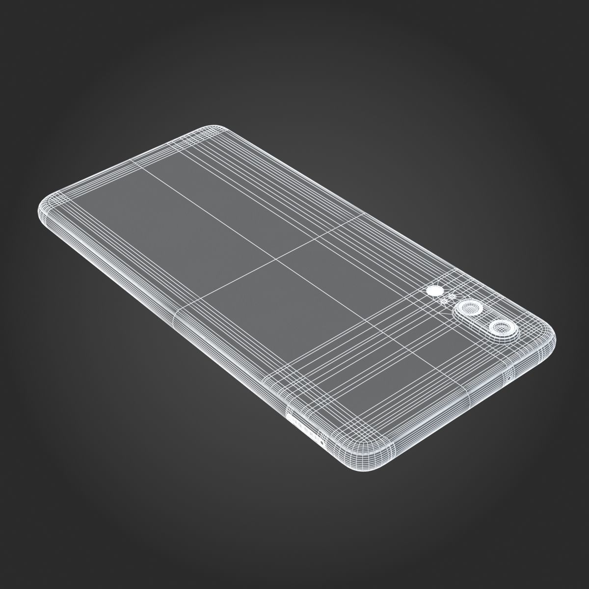 Huawei P20 Midnight Blue 3D model_13