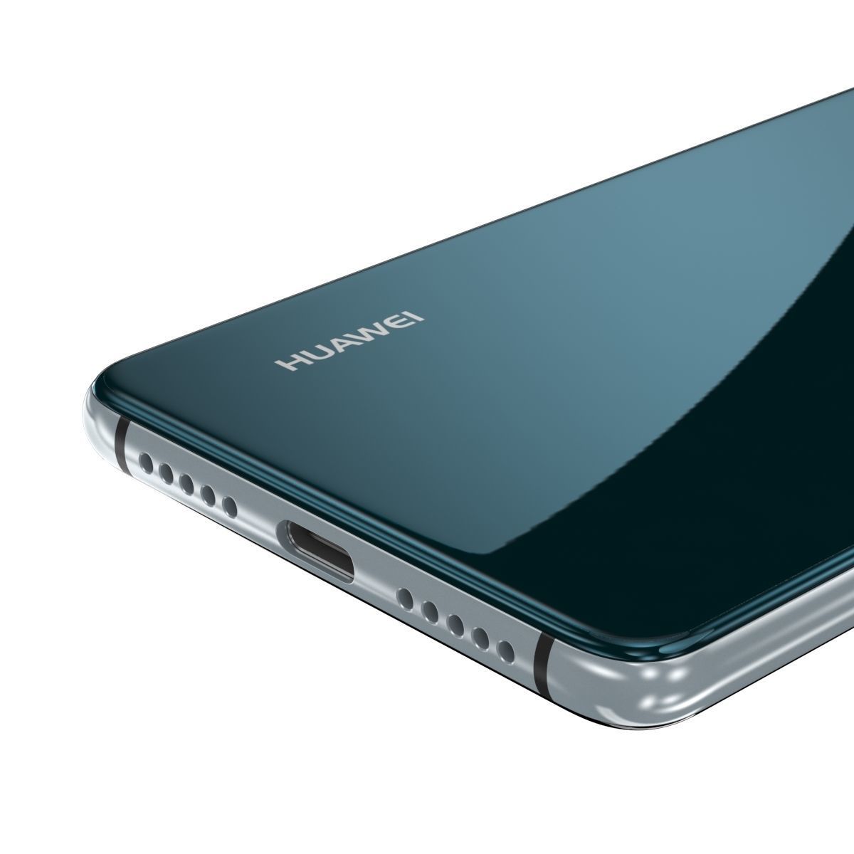 Huawei P20 Midnight Blue 3D model_8