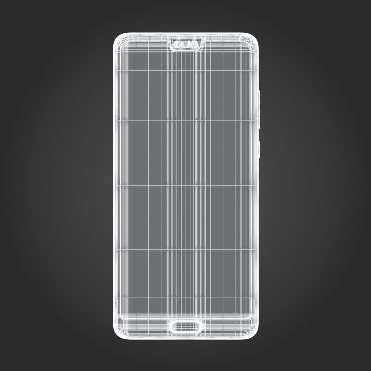 Huawei P20 Midnight Blue 3D model_12