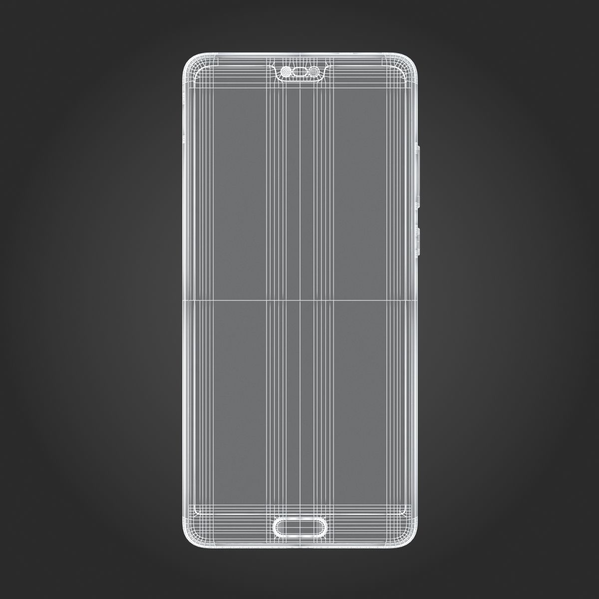 Huawei P20 Midnight Blue 3D model_11