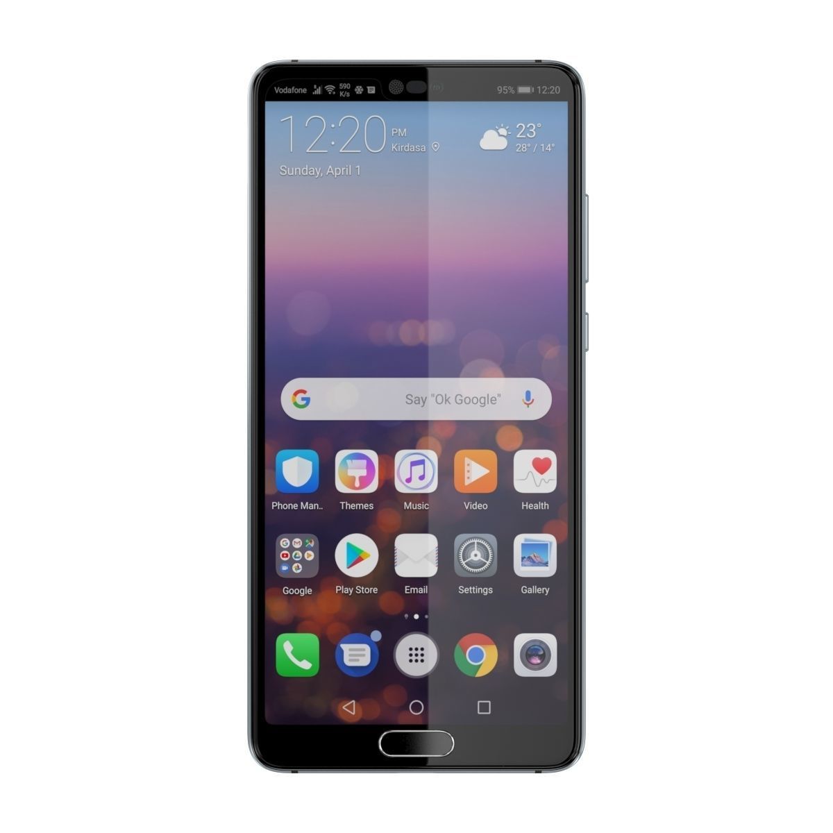 Huawei P20 Midnight Blue 3D model_2