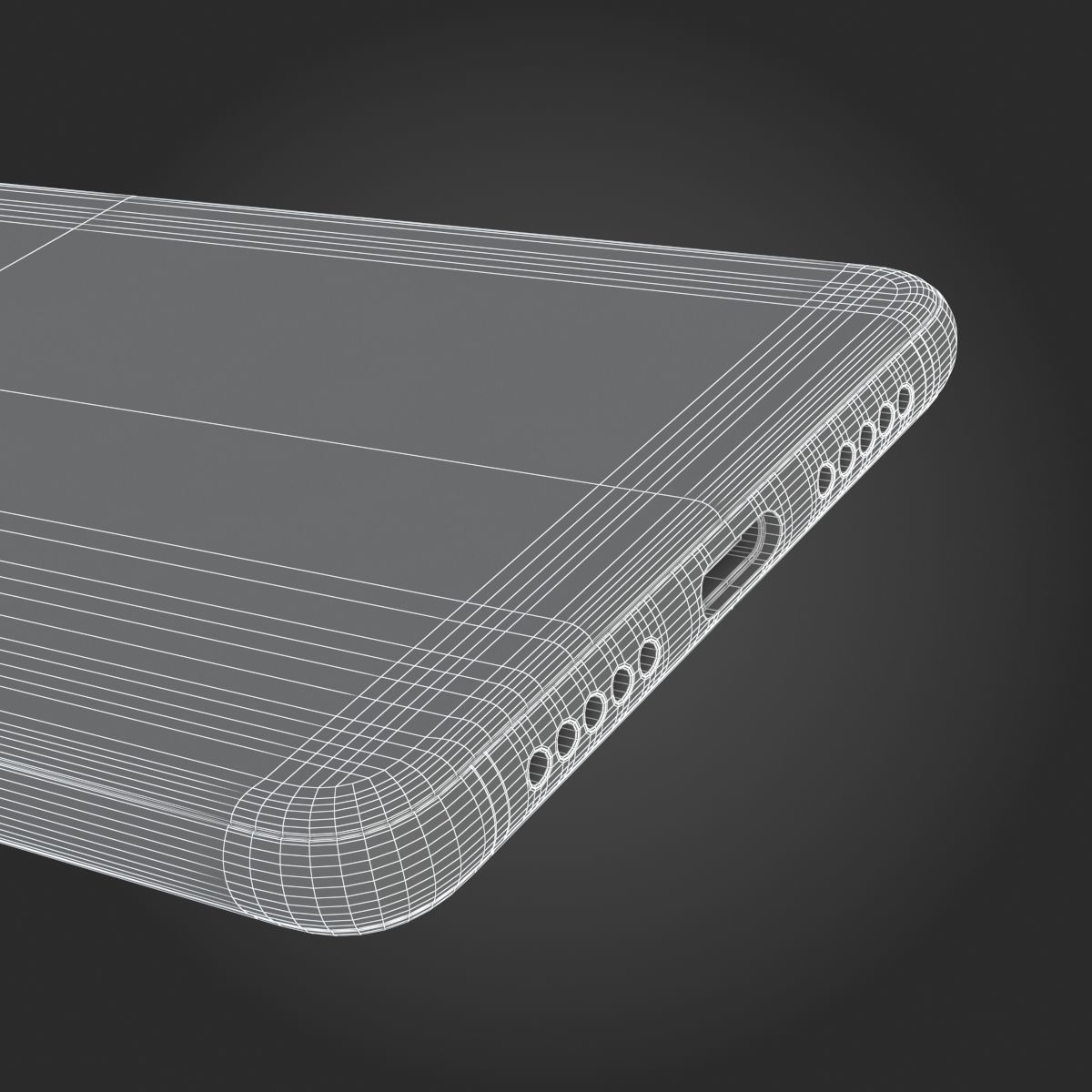 Huawei P20 Midnight Blue 3D model_20